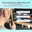 for Sony TV Remote, for All 2019-2025 Sony Replacement Remote Control for Bravia Smart TV with Voice Control.for Bravia XR/XBR/KD/K Series Google/Android TVsVoice Function Pairing Required