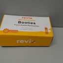 REVIX Microwave Booties for Cold Feet & Discomfort Relief, Heated Slippers for Women & Men with Moist Heat Therapy, Microwavable Foot Warmers for Home & Bed Use, Adjustable NonSlip Slippers (Navy Blue, Large)