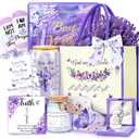 13PCS Birthday Gifts for Women,Christian Gifts for Women Faith,Self Care Package Get Well Soon Baskets,Lavender Relaxing Spa Care Package,Birthday Mothers Day Baskets for Her Mom Friend Sister Wife