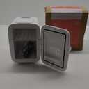 CROWNFUL Mini Fridge, 4 Liter/6 Can Portable Cooler and Warmer Personal Refrigerator for Skin Care, Cosmetics, Beverage, Food,Great for Bedroom, Office, Car, Dorm, ETL Listed (White)