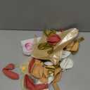 Pink and Gold Birthday Decorations, Women Girls Princess Party with Apricot White Pink Gold Confetti Birthday Balloons Happy Birthday Banner Pink Fringe Curtain Tissue Paper Pompoms Star Garland