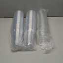 Premium Clear Plastic Disposable Cups - 7oz, 100 Pieces | Perfect Cups for Parties, Weddings, and Catered Events