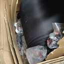 No-Drill Room Divider Curtain Set: Includes 106" W x 84" L Black Curtain & Adjustable Pole Brackets (35-100" W x 43-120" H Adjustable Range)