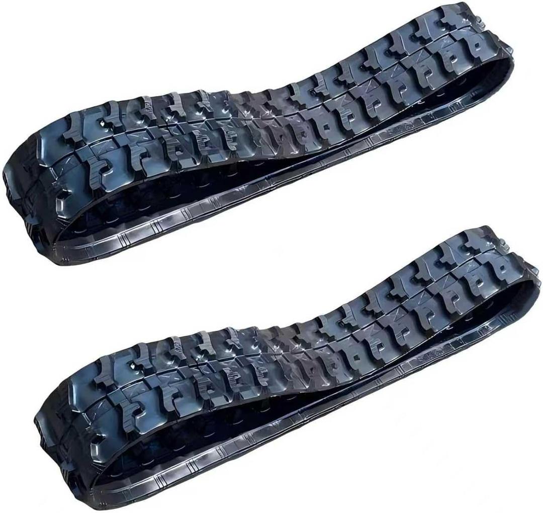 2 pcs Excavator Rubber Track 180 x 72 x 37 fits 0.8Tons-2Tons Mini Excavators Caterpillar,Kubota，Komatsu，JCB，Yanmar，Gehl，Hitachi，Takeuchi，Kobelco，Daewoo，Wacker Nuson