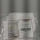 Downluxe Stall Waterproof Fabric Shower Curtain Liner,Soft Cloth Shower Liner with 2 Magnets, Machine Washable Small Bathroom Curtain, 60" W x 72" L, White