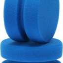 Paint Sponge Applicator PENTA ANGEL 2Pcs 3.1 Inch Double-Side Round Detail Sponge Painting Sponges for Acrylic Oil Watercolor Art Paint or Car Waxing Kitchen Cleaning (Blue)