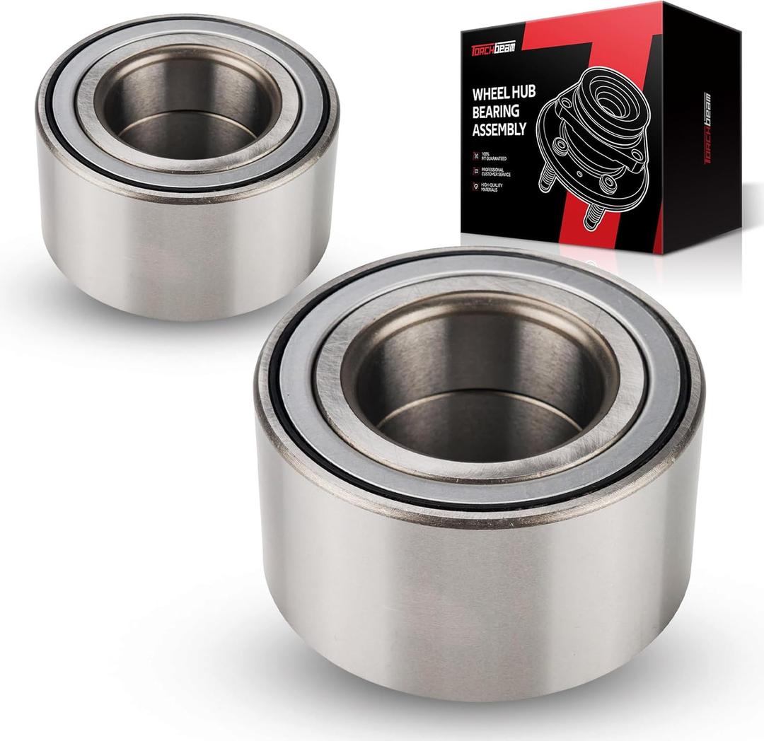 Torchbeam Pair 510070 Front Rear Wheel Hub Bearing Assembly for 2003-2019 Toyota Corolla, 2003-2013 Toyota Matrix, 2003-2010 Pontiac Vibe, Scion tC, Toyota Celica, Toyota Corolla iM Wheel Bearing
