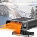 Katroiy Car Heater, Portable Car Heaters for Vehicle, 12V Car Heater that Plugs into Cigarette Lighte, 2 in 1 Heating & Cooling Fast Windshield Defrost Defogger