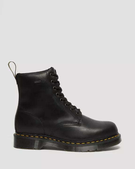 Dr. Martens  1460 WATERPROOF LACE UP BOOTS  (11, Black Softy T)