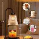 Innqoo Candle Warmer Lamp with Timer, Dimmable Candle Warmer for Jar Candles, Height Adjustable Wax Melts Warmer, Birthday Gifts for Women Mom, House Warming Gifts New Home Decor