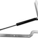 Deck Box Hinge Replacement for Devoko 120/230 Gallon, Silvery, Metal, Polished, Lid Mount