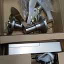 Veise VE012W-B Wi-Fi Fingerprint Smart Lock with Handle Set, Remote App Control, Keyless Entry Front Door Lever, Built-in WiFi No Hub Needed, Backlit Keypad Deadbolt, Auto-Locking, Satin Nickel