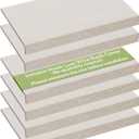 6 PCS Wire Rack Covers for Pantry Wood Grain, 33'' W * 16'' D (Ready to Use) Faux Wood Shelf Covers for Wire Shelving, Rustic Closet Shelves Covering Toppers - Bathroom, Kitchen, Garage (White)