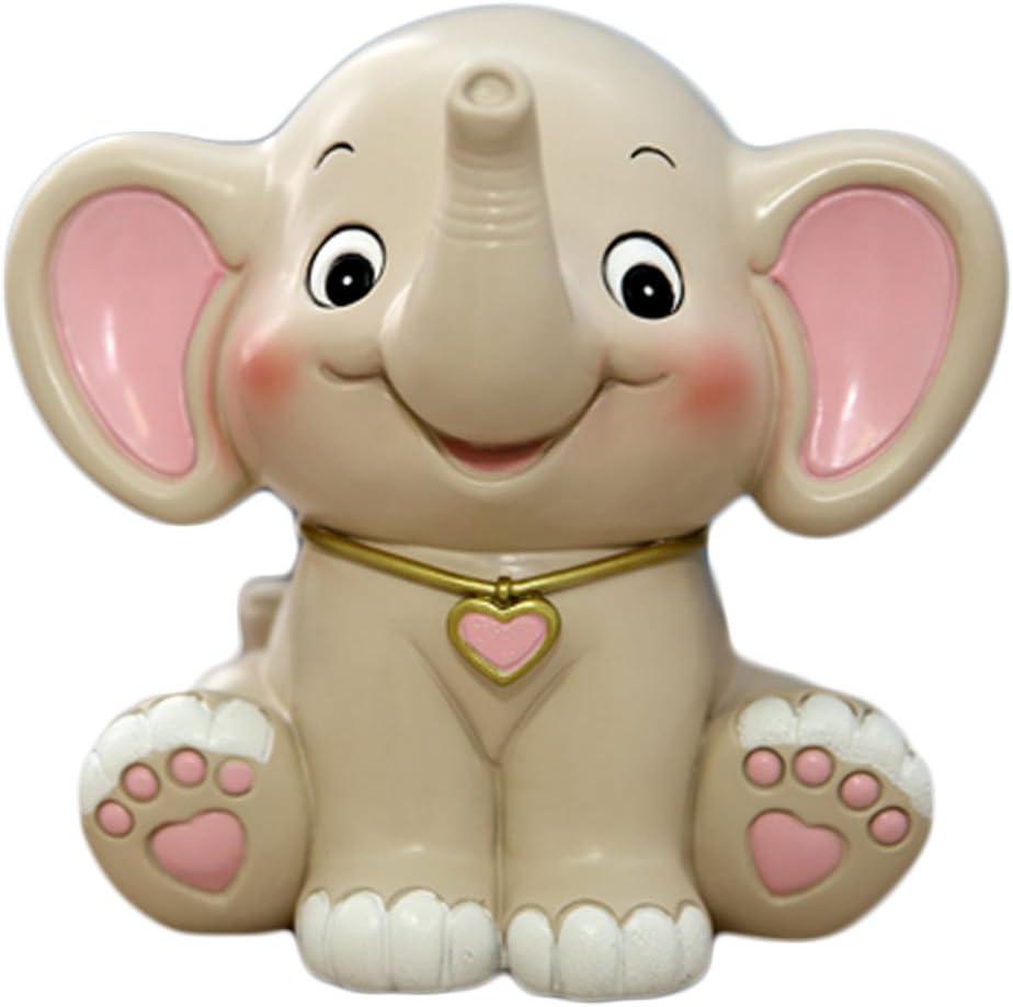 Cartoon Elephant Piggy Bank Coin Bank Money Saving Bank Money Box-Pink