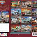 Hot Rod Calendar 2026 Larry Grossman Classic Muscle Car Monthly Wall Calender 12 Month | American Made In The USA