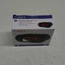 Timex T231G AM/FM Dual Alarm Clock Radio with 1.2-Inch Display and Line-in Jack (Gunmetal)