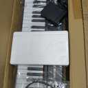 88 Key Piano Keyboard, Semi Weighted Electronic Digital Piano with Music Stand, Power Supply, Sustain Pedal, Bluetooth, Stand, MIDI, for Beginner Professional at Home, Stage