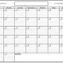 36" x 48" Erasable Undated One Month Laminated Wall Calendar Monthly Planner Blank Reusable Perfect for Organizing Home Office Academic Schedules w/FREE ERASE MARKER (36x48)
