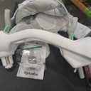 Ingenuity InLighten 5-Speed Baby Swing - Swivel Infant Seat, 5 Point Safety Harness, Nature Sounds, Lights - Van Elephant