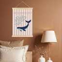 ignytiger Ocean Whale Wall Art, Stay Wild Ocean Child Wall Hanging Frame Poster Coastal Beach Decor for Kids Girl Toddler Nursery Bedroom Playroom, 12x16 Inch (YB-GUAHAU killer whale)