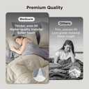 Bedsure King Size Comforter Set - 7 Pieces Reversible Beige Bedding, King Size Bed Set for All Seasons, Bed in a Bag with Down Alternative Comforter, Sheets, Pillowcases & Shams