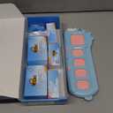 QuTZ Phonics Learning Toy for Preschool Kids  Talking Flash Cards with Sound Machine, Word Blending & Math Games  Educational Reading & Counting Activity Set 4-8 (Blue)