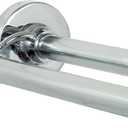 Zenna Home Rustproof Double Shower Curtain Rod, Double Shower Rod, No Drill Tension or Permanent Mount Shower Rod, Extra Space for Curtain and Liner, Adjustable 44 to 72 Inches, Chrome