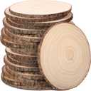 Tioncy 20 Pcs Natural Large Wood Slices for Wedding Centerpieces Decor Round Unfinished Wood Slab for Tables Wooden Circle for DIY Crafts Rustic Centerpiece(12-13 Inch)