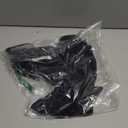 SUUKSESS Women Double Line Square Neck Tank Top Summer Y2K Going Out Basic Cami Shirt (Medium, 01 Black)