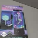 Discovery Jellyfish Aquarium Lamp  ColorMorphing LED Bedroom Night Light with Remote| 15 Light Options| Lifelike Floating Jellyfish| Educational Learning Gift| Ages 8+