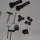 Truck Tonneau Cover Replacement and Accessories Part Kit for Hard Tri-fold & Quad-fold Truck Bed Cover Include Nut, T-Bolt and Tonneau Cover Clamp, 2X Rear Clamp