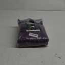 Deconovo Grommet Blackout Curtains, Noise Reducing Gold Foil Wave Print Curtain, 52W x 72L Inch, Purple Grape, Set of 2 Panels, Room Darkening Thermal Insulated Drapes for Living Room