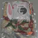 2 x Happy Easter Balloon Garland Arch Kit, 145Pcs Retro Pink Green White Balloons with Rabbit Ears Shaped Card Bunny Carrot Balloons for Easter Party Decorations Baby Shower Girls Birthday Party Supplies