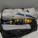 UNP 2/4/6/8 Person Tent, Portable Cabin Tent, Camping Tent 4-Person Easy Set Up, Waterproof with Top Rainfly for Outdoor Camping/Hiking (Ocean Blue)