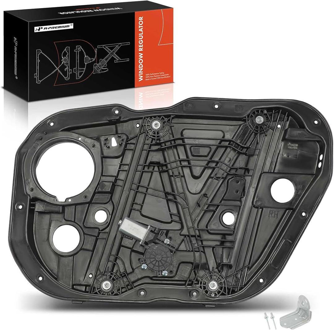 A-Premium Front Passenger Side Power Window Regulator with Motor (2-Pin)