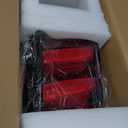 LED Tail Lights Compatiblewith Ford Mustang EcoBoost GT 350 Shelby GT350 2015 2016 2017 Sequential Turn Signal Rear Brake Lamp Assembly Plug & Play Replacement FR3Z13405G (Left Driver Side)