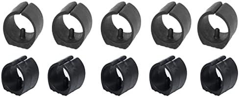 uxcell Chair Glides Tubing Pipe Foot Round U-Shape Plastic Caps 20mm and 28mm Dia 40 pcs