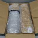 50-Pack 29oz Disposable Kraft Paper Bowlswith Lids and Forks,Meal Prep Containers Disposable Togo Food Deli Containers for Restaurant Supplies Take Out Containers, Microwave Safe for Hot/Cold Food