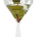 Raz 5.5" Martini Christmas Ornament 3953047