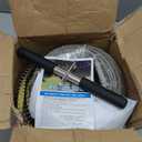 Fologtoo Zip Lines for Kids and Adults Outdoor Up to 500 Lbs, 304 Stainless Steel 150FT Zipline Kits for Backyard with Thickened 1/4" Wire Rope, Removable Pulley, Outdoor Playground Equipment