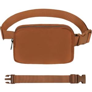 VOROLO Fanny Pack For Women And Men Crossbody Bag Belt Bag with Adjustable Strap Graduation Gifts Brown