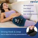 REVIX 45-Min Long-Lasting Hip Ice Pack Wrap, Extra Large Gel Ice Pack Reusable with Ice Grid Design, Cold Therapy Wrap for Hip Replacement, Sciatic Nerve & Hamstring Muscle Discomfort, 21" x 13"