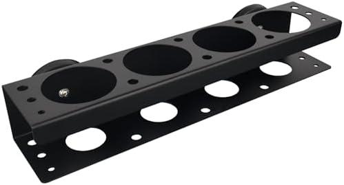 MUTUACTOR Super Power Tool Organizer, Non-Slip 4 Drill Holder Magnetic Mount with 2 Layer Heavy Duty Metal Storage Rack, Garage Tool Organizer with Screwdriver, Plier, Impact Drill Drivers