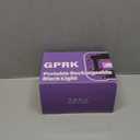 Rechargeable Black Light, Battery Powered Blacklight, Cordless 395nm Ultraviolet Flood Light for Neon Glow Party,Halloween,Body Painting,2 Packs