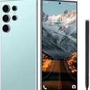 GAMAKOO G24 Ultra Unlocked Phone 8+256Gb,Built in Pen The Phone,Smartphone Battery 6800mAh 6.82" HD Screen,Android 14.0 with 128GB Memory Card Cell Phone,Face ID/5G/Fingerprint Lock/GPS (Cyan, 8+256)