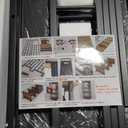 Kitchen Bakers Rack with Power Outlet,With pegboard Bakers Racks, Free Standing Kitchen Storage Shelf Rack, for Living Room, Dining Room, Coffee Bar(Black, 15.75x25.2x55)