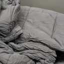 STWIENER 100% Viscose Made from Bamboo Comforter for Hot Sleepers- Breathable Cooling Silky Soft Duvet Insert Cal King Size-with 8 Corner Tabs- All Season Comforter (104x96 Inches, Grey)