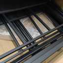 Collapsible Foldable Beach Wagon,Folding Wagon Cart with Big Wheels,Utility Grocery All Terrain Wagons carts Foldable with Brakes for Sand Camping Sports Outdoor(Deep Black).