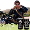 Motorcyclist Tumbler, 20oz Stainless Steel Insulated Coffee Tumbler with Lid, Motorcycle Gifts for Men Tumblers, Biker Rider Gift for Boyfriend Uncle Motorbike Lover, Him Men Christmas Birthday