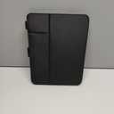 Speck Balance Folio Case for iPad 10.2 Inch (2019-2021) - Drop & Camera Protection, Slim Multi Range Stand, Apple Pencil Holder - Black/Black